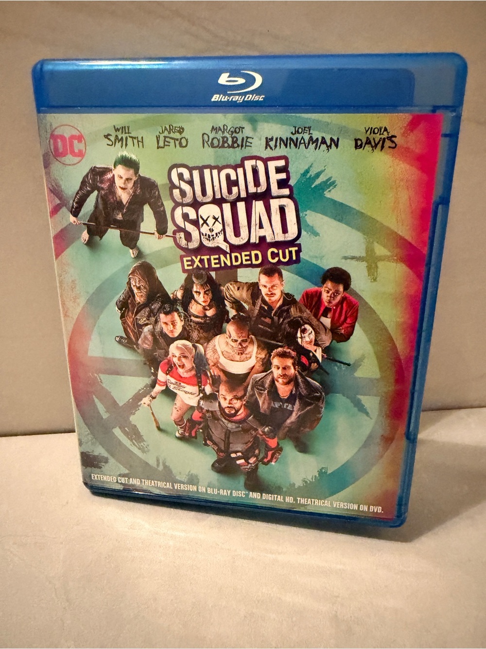 Suicide Squad (Extended Cut) (Blu-ray, 2016) 3 DISC SET